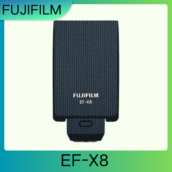 Flash Fujifilm EF-X8  - Pele câmera, adesivo câmera - com alta resistência a arranhões, à prova d'água e com design elegante.