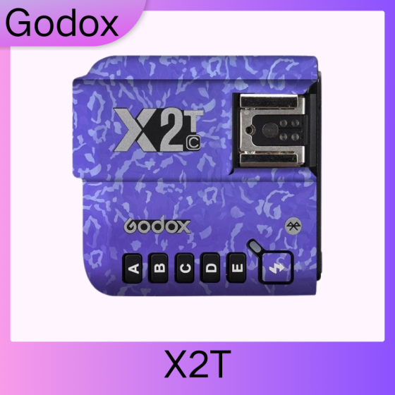 Flash Godox  X2T  - Pele câmera, adesivo câmera - com alta resistência a arranhões, à prova d'água e com design elegante.