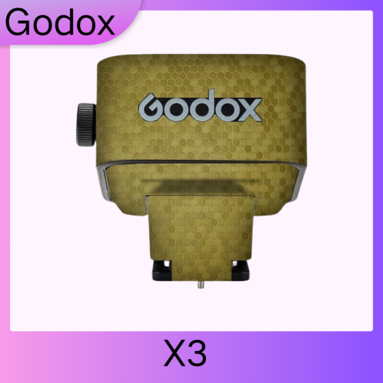 Flash Godox  X3  - Pele câmera, adesivo câmera - com alta resistência a arranhões, à prova d'água e com design elegante.